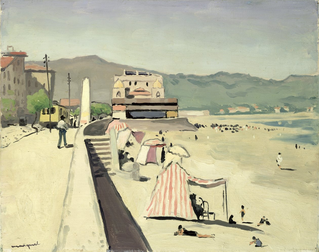 Olonne Kumları (panel üzerine yağ) by Albert Marquet