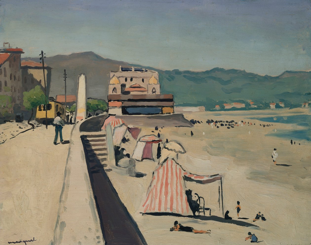 The Sands of Olonne, 1926 dolayları (panel üzeri yağlıboya) by Albert Marquet