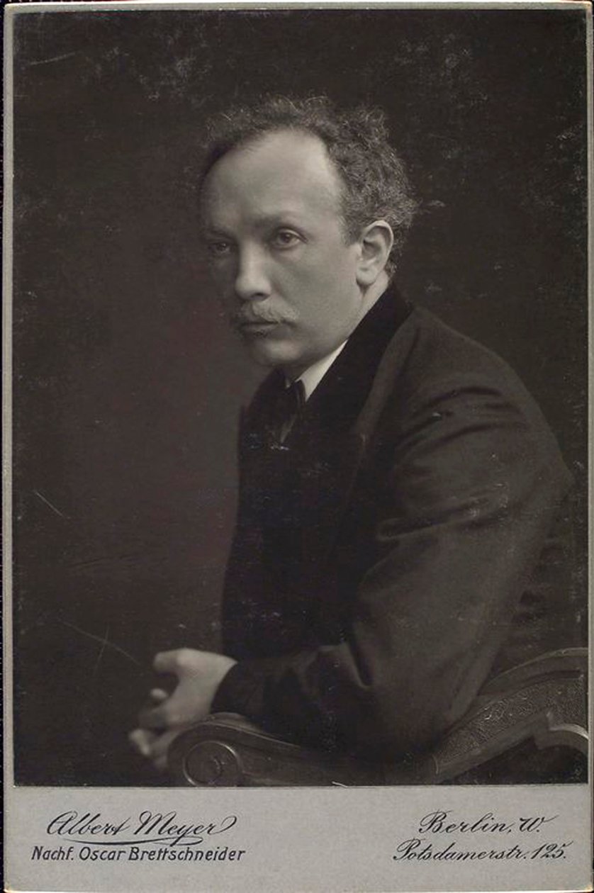 Richard Strauss, Alman besteci, 19. yüzyılın sonları veya 20. yüzyılın başlarında. by Albert Meyer