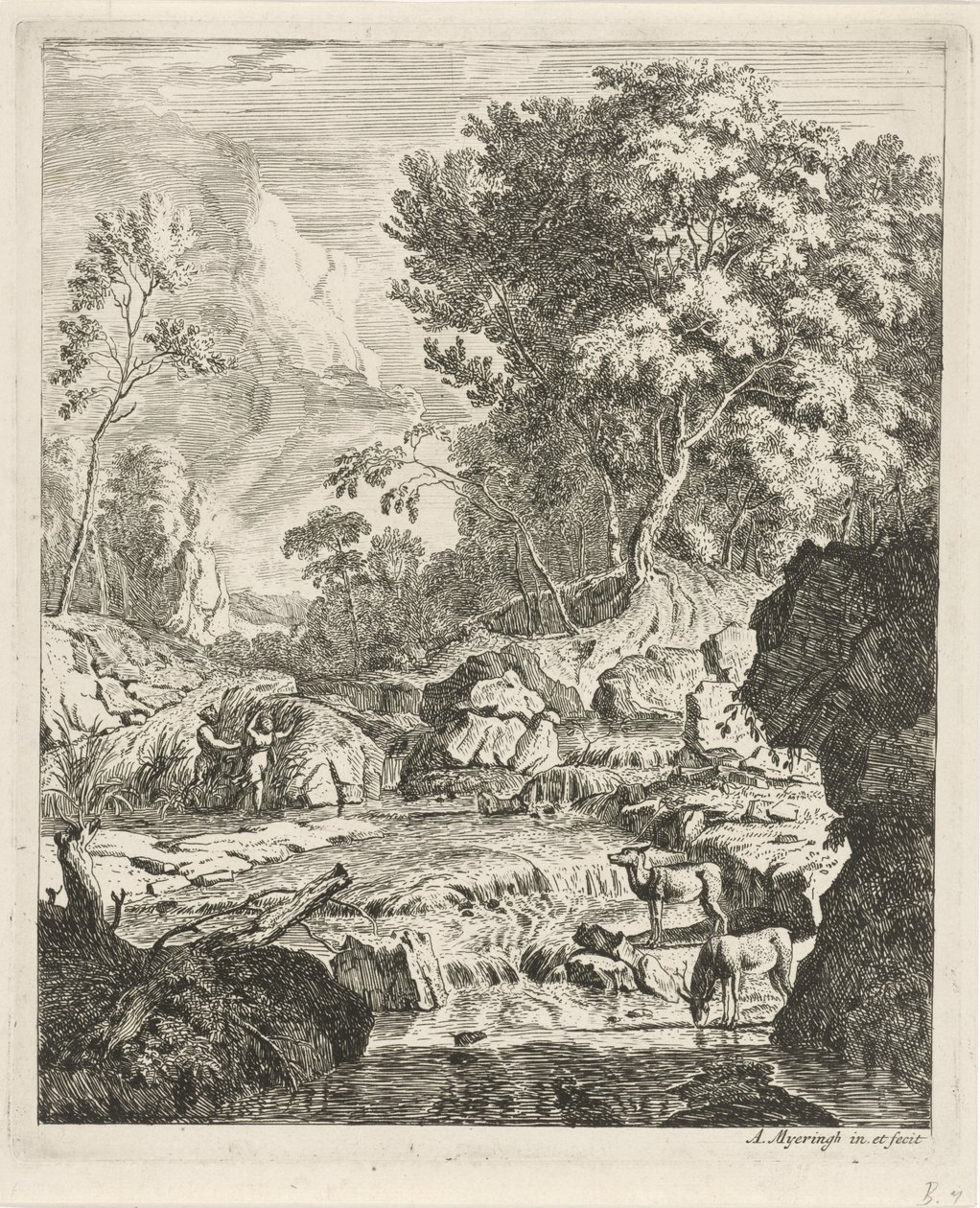 Pan ve Sirinks Manzaralar (dizi başlığı) by Albert Meyering