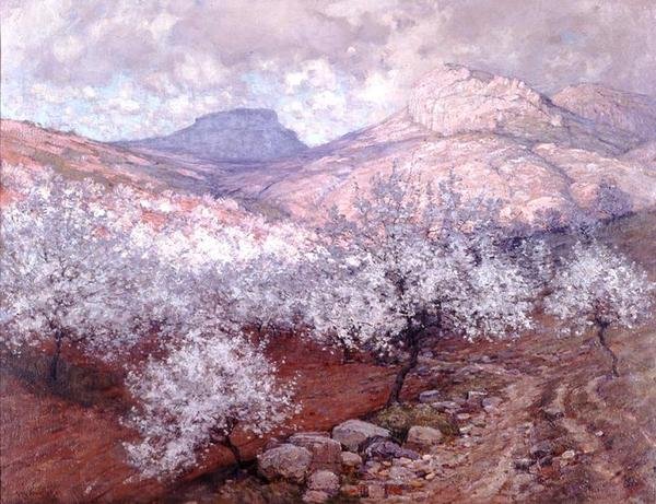 Şeftali Bahçesi by Albert Moulton Foweraker