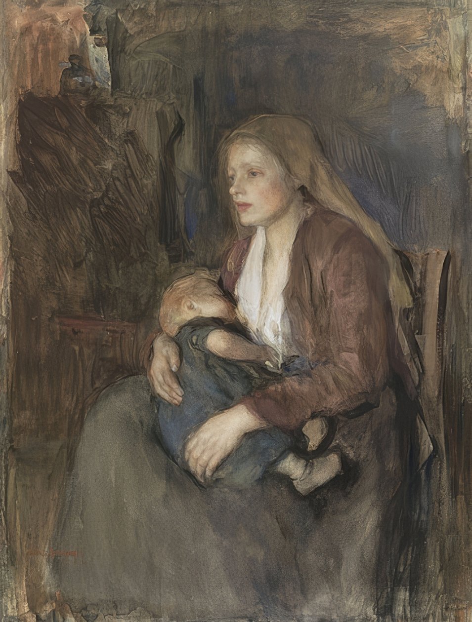 İskandinav Madonna by Albert Neuhuys