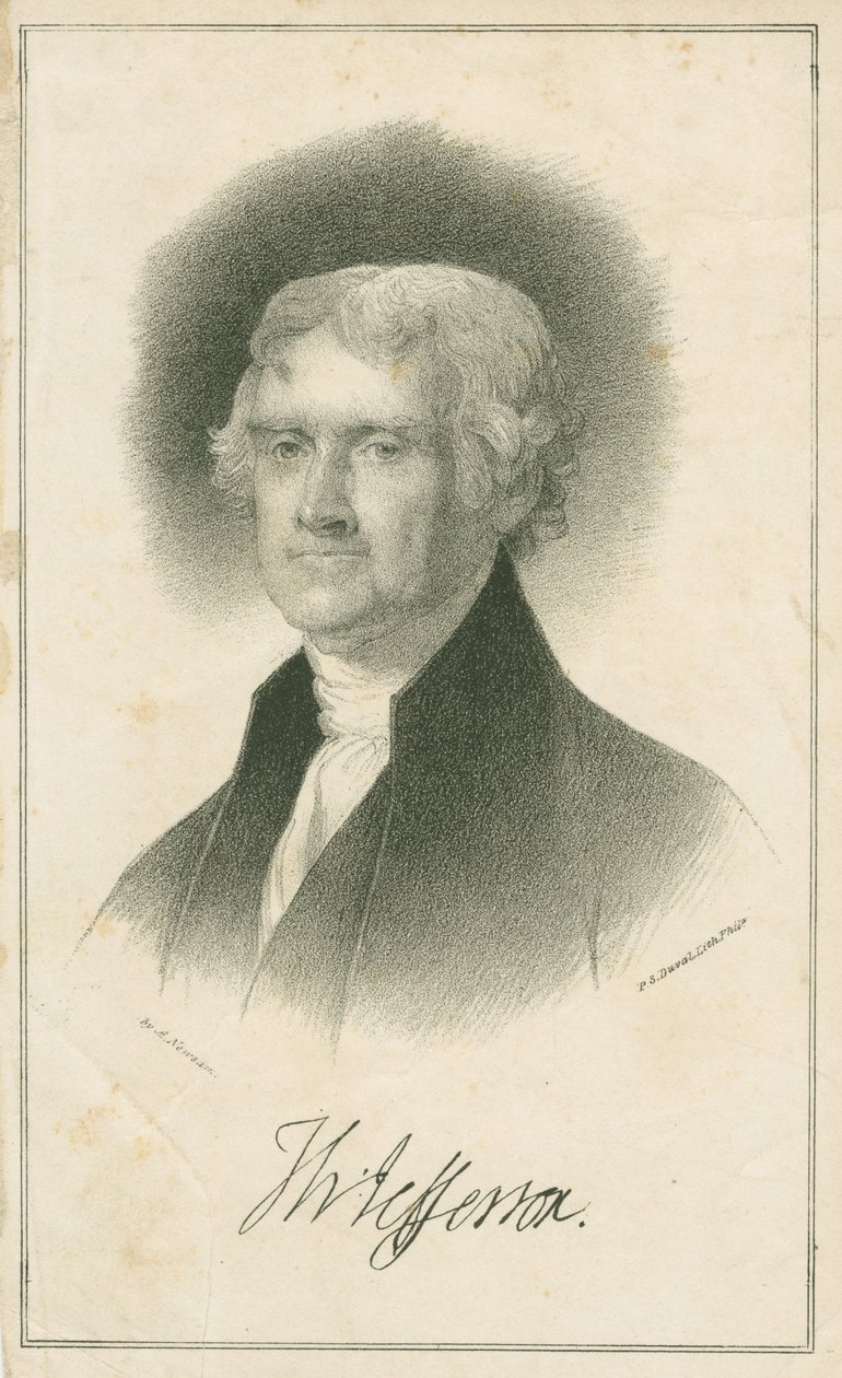 Thomas Jefferson, 1840 by Albert Newsam