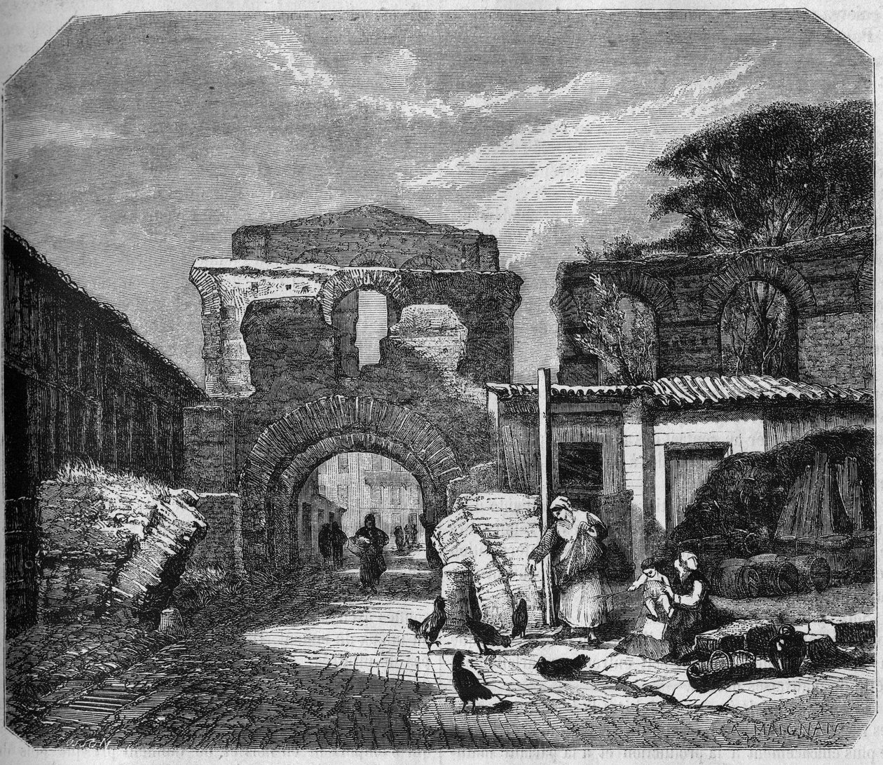 Gallo Roma mimarisi; Gallien Sarayı