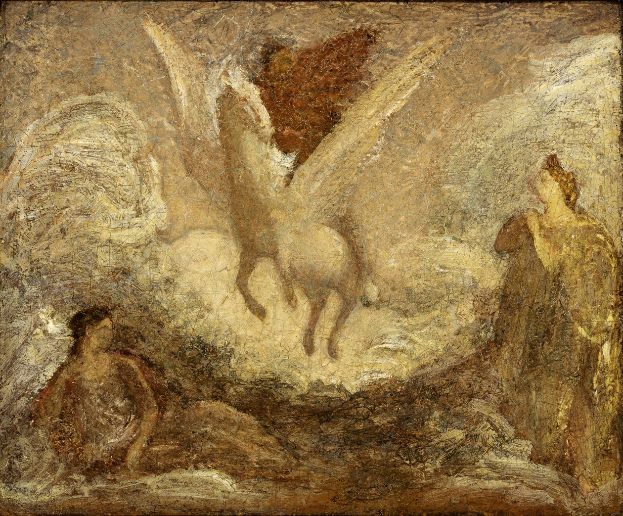 Pegasus Kalkış, 1901. by Albert Pinkham Ryder