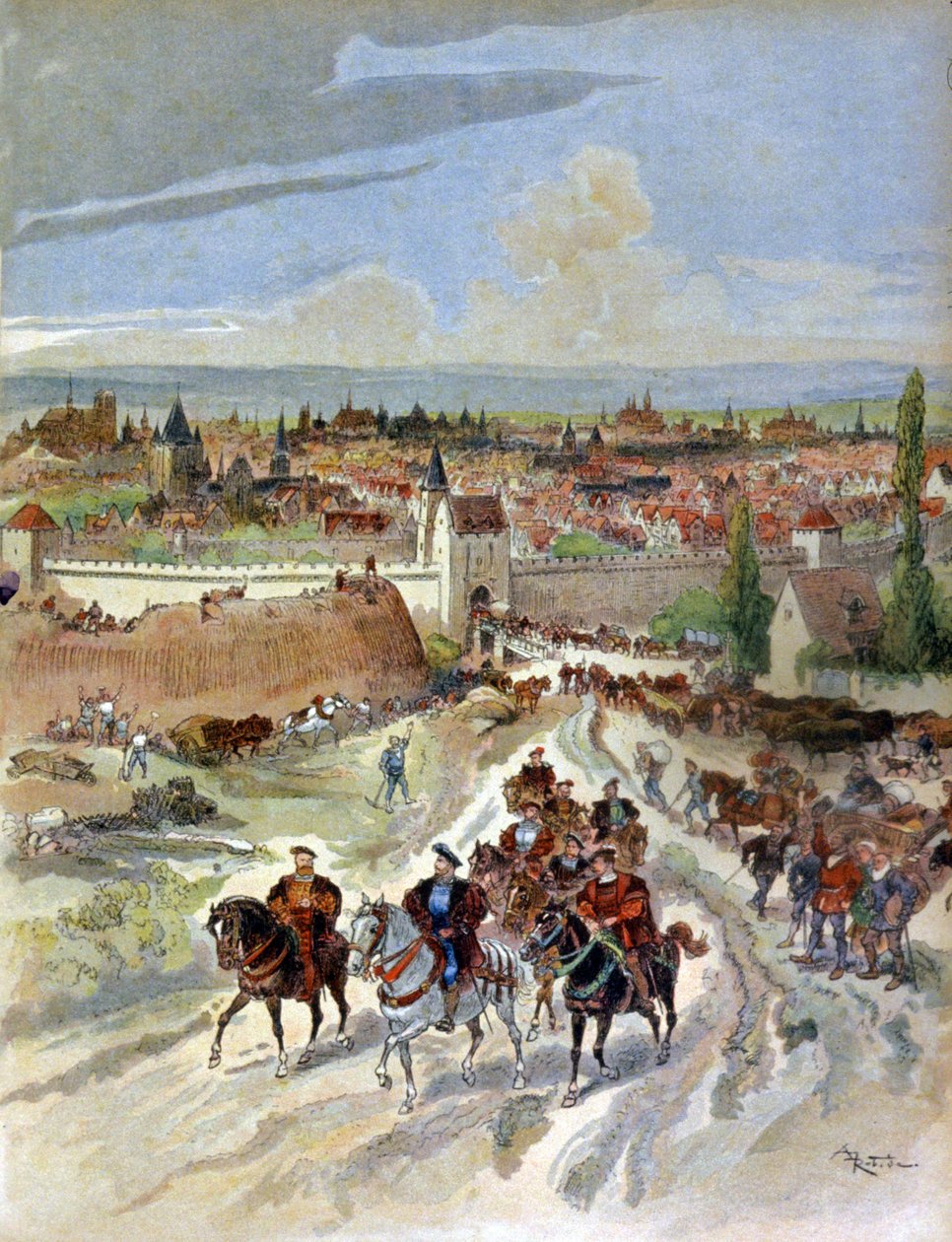 Francis Paris#39;ten ayrılıyorum by Albert Robida