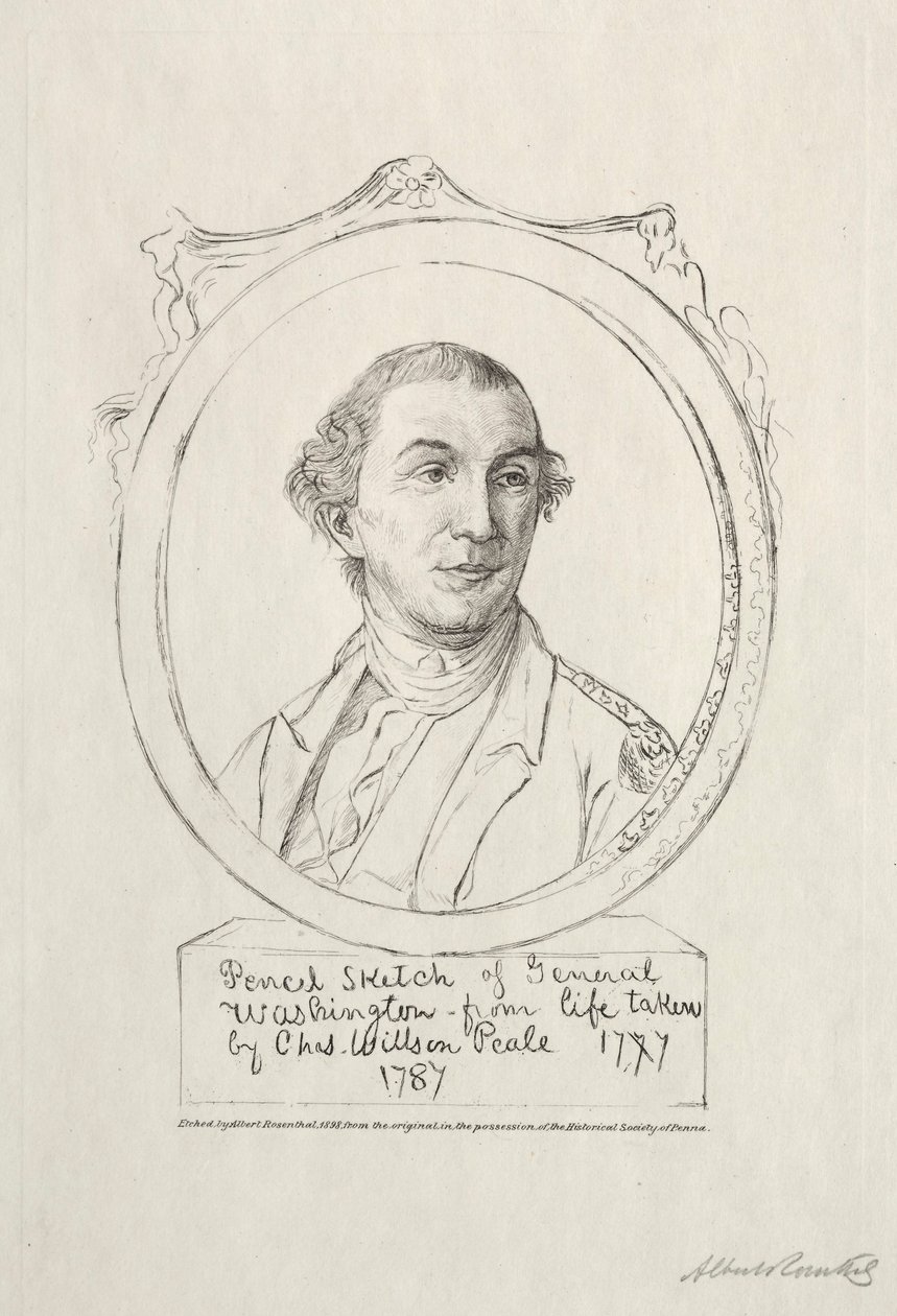 George Washington, 1898. by Albert Rosenthal