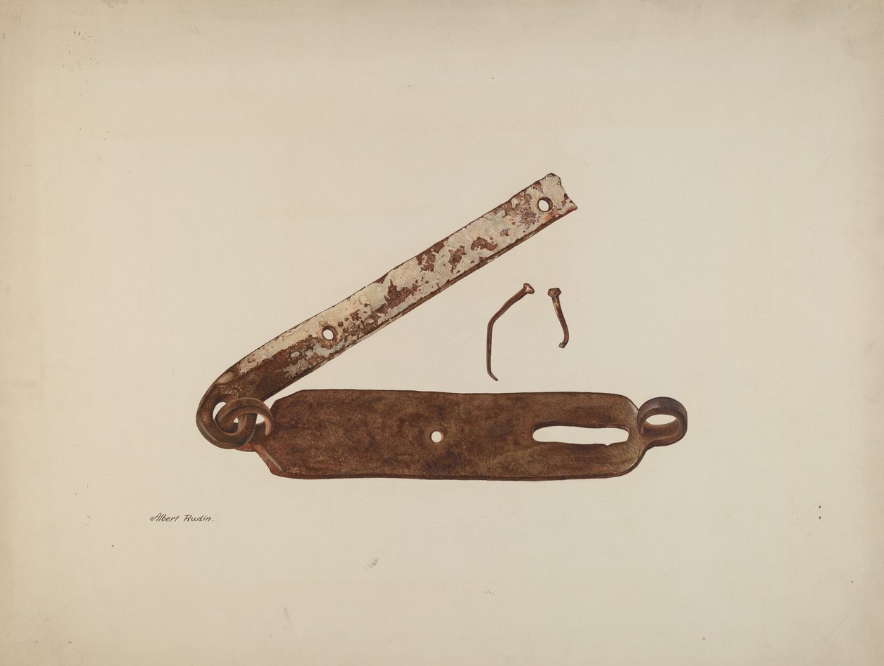 "Kennedy Çiftliği" Kapısından Hasp by Albert Rudin