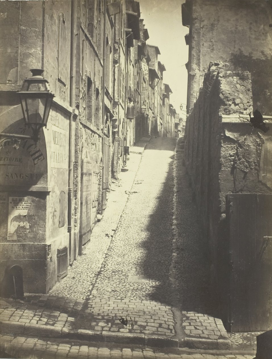 Rue des Grands Carmes, Rue Ste. Marta, 1862. by Albert Terris