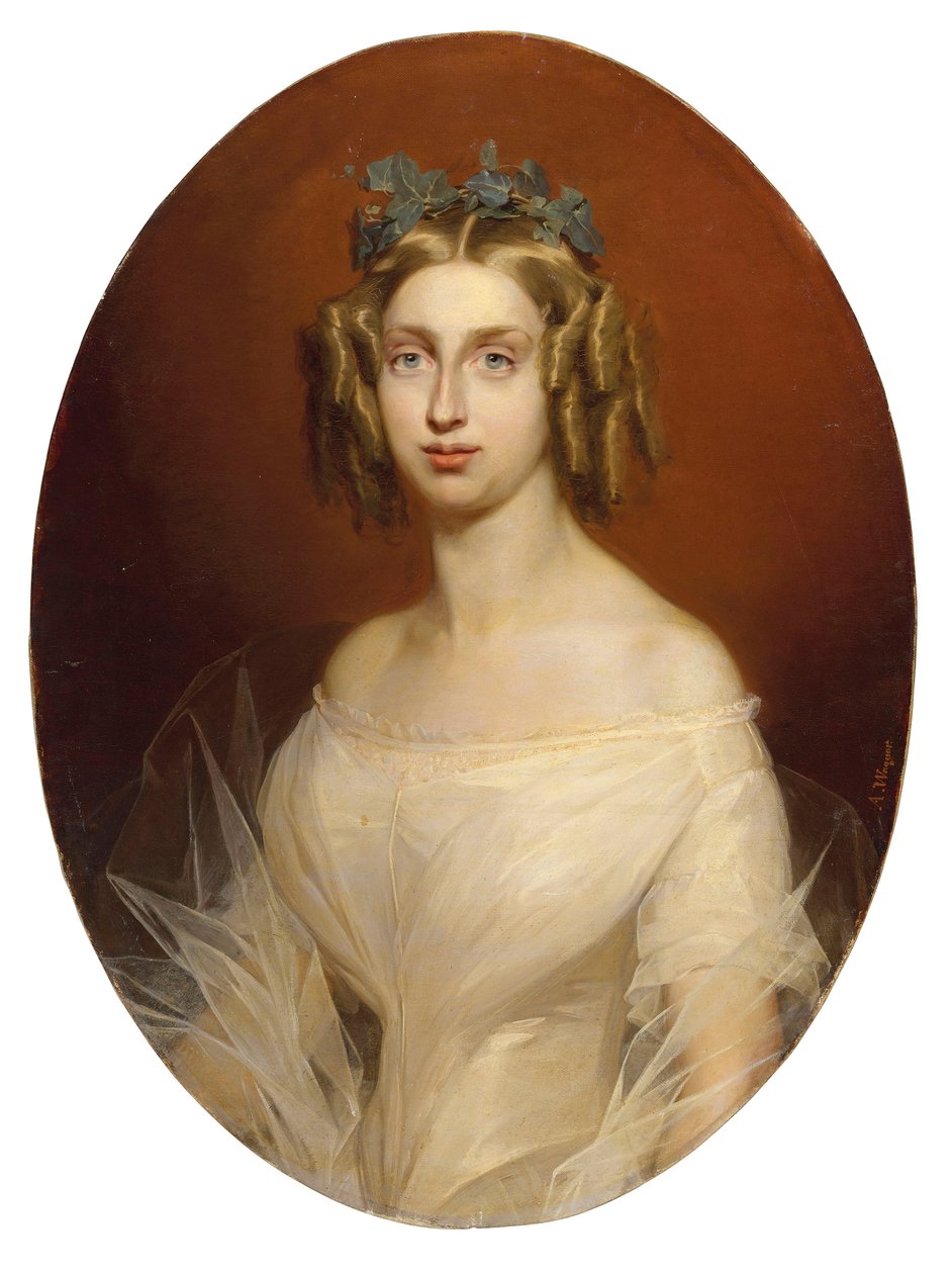 Avusturya Maria Theresa 1801-1855, Sardunya Kraliçesi, 19. yüzyılın ilk yarısı.. by Albert Wagner