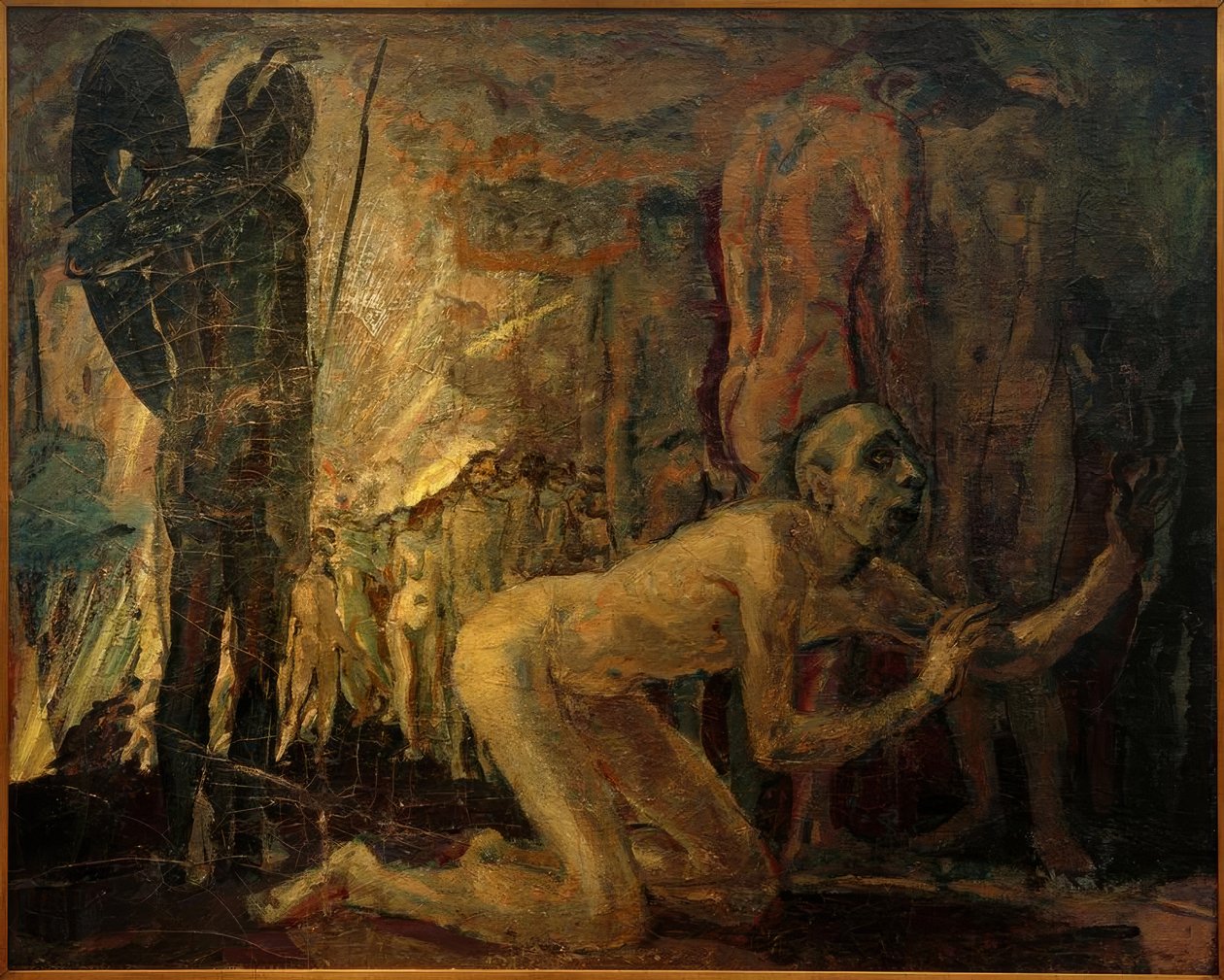 Yeremya trenden önce Babil esaretine by Albert Weisgerber