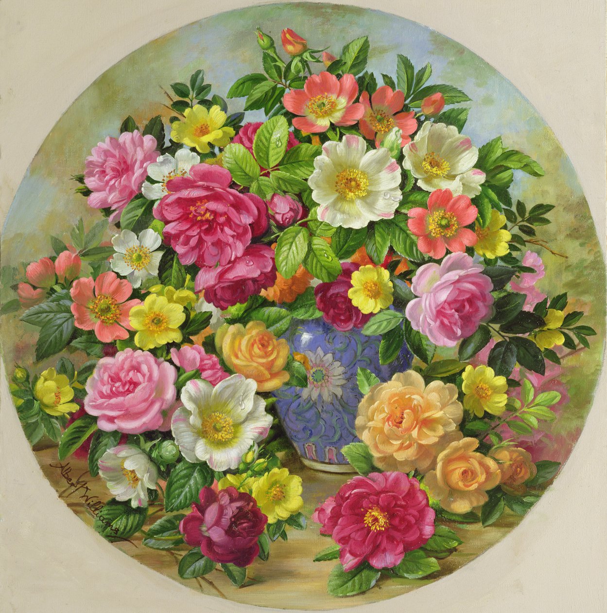 A401D Yaban Gülüne Saygı by Albert Williams