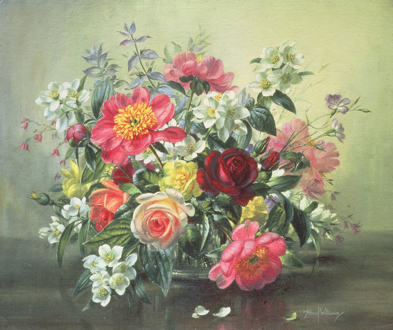 AB311 Romantik Haziran Çiçekleri by Albert Williams
