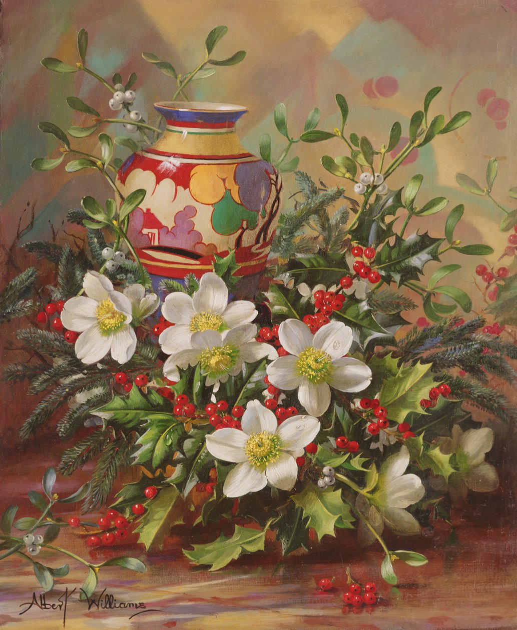 AB882 Kış Çiçekleri by Albert Williams