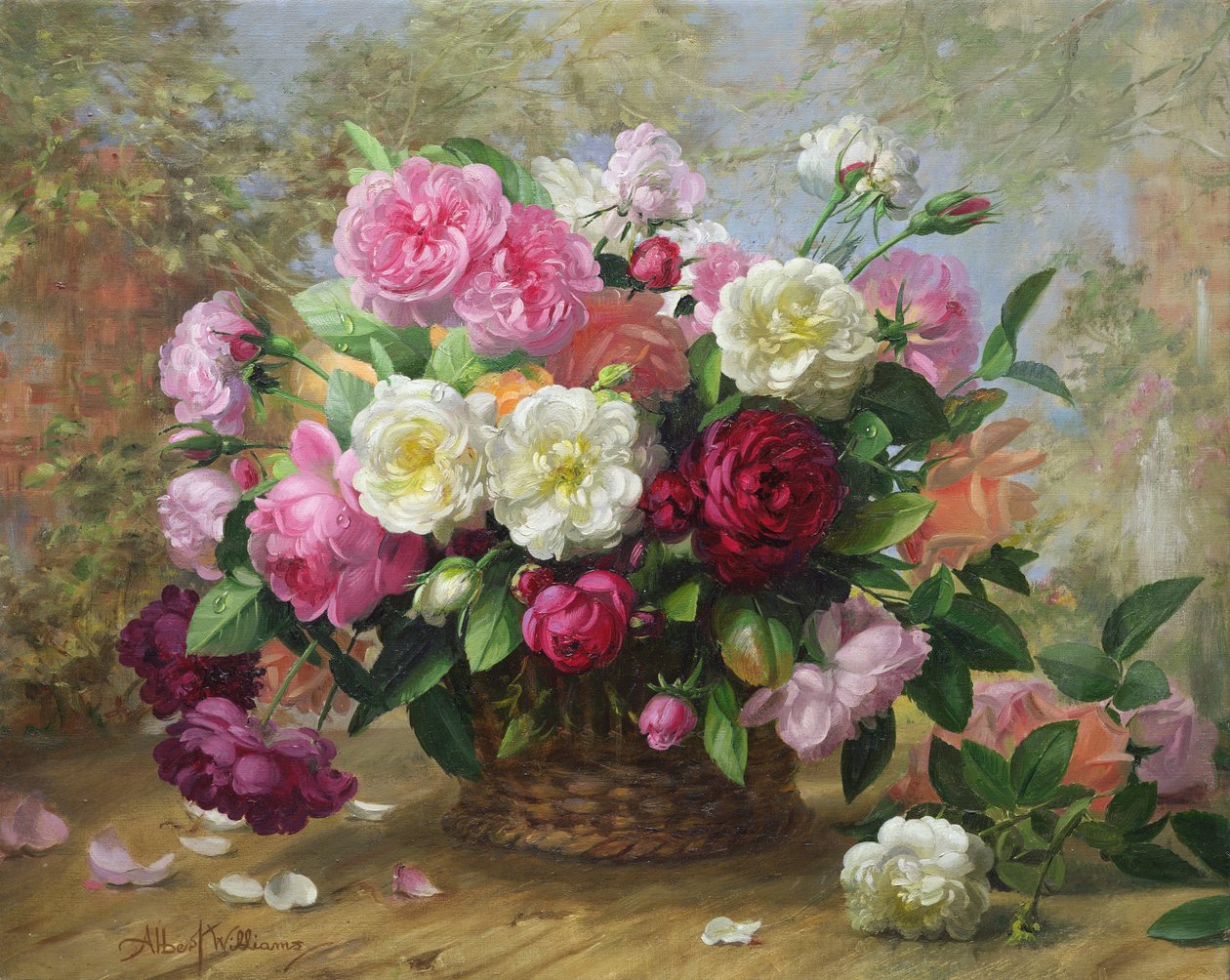 Bir Yaz Gülünde Göklerin Güzelliği by Albert Williams