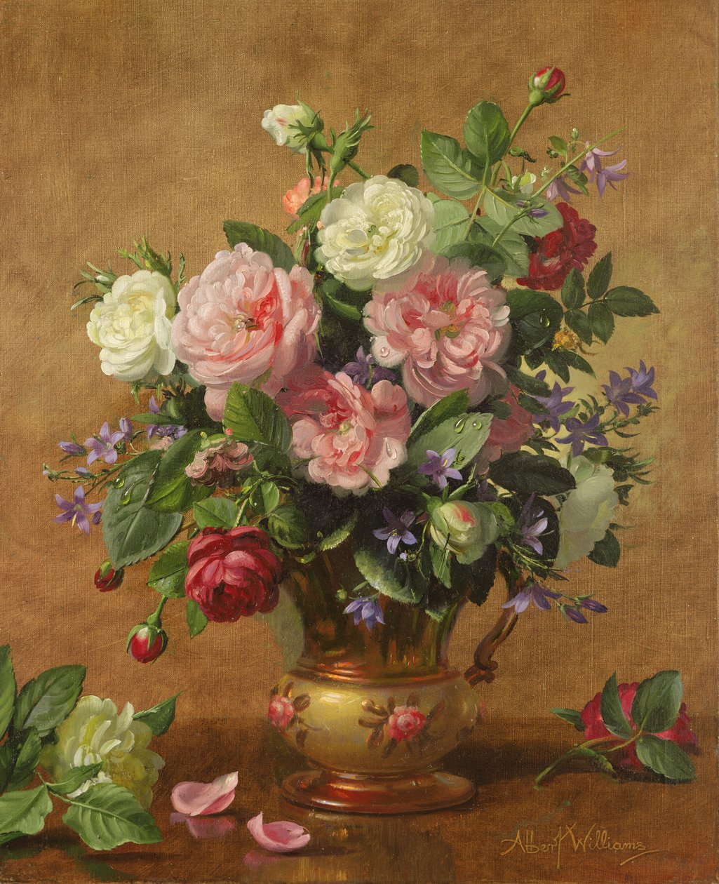 Gül Emaye Vazoda Güller, 1995 by Albert Williams