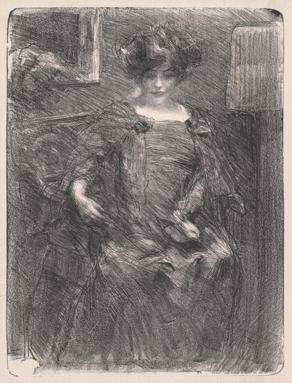 İsimsiz (Kadın) by Albert de Belleroche