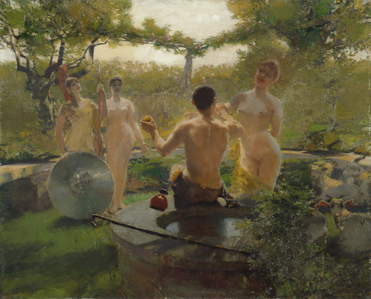 Paris'in Yargısı by Albert von Keller