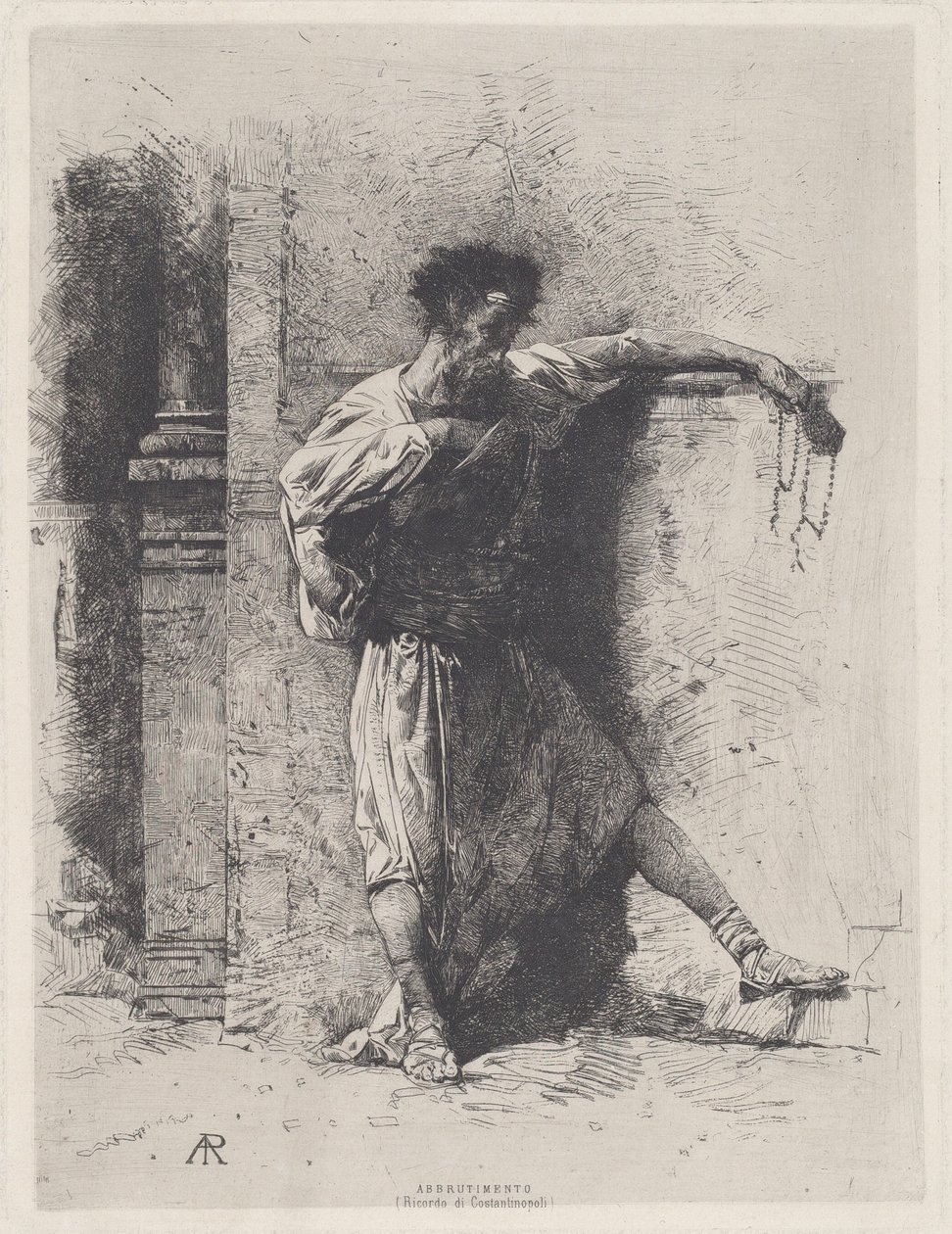 Abbrutimento (Ricordo di Constantinople) [Vahşileştirme (Konstantinopolis Hatırası)] by Alberto Pasini