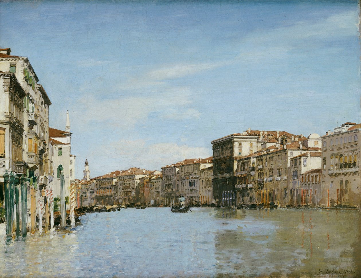 Büyük Kanal, Venedik by Alberto Pasini