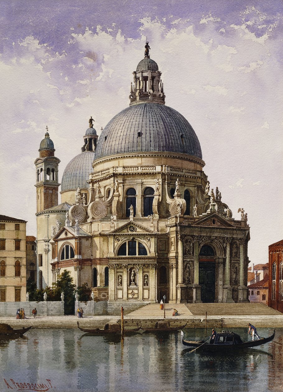 Santa Maria della Salute, Venedik by Alberto Prosdocini or Prosdocimi