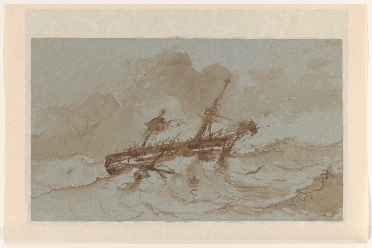 Açık denizlerde iki usta by Albertus van Beest