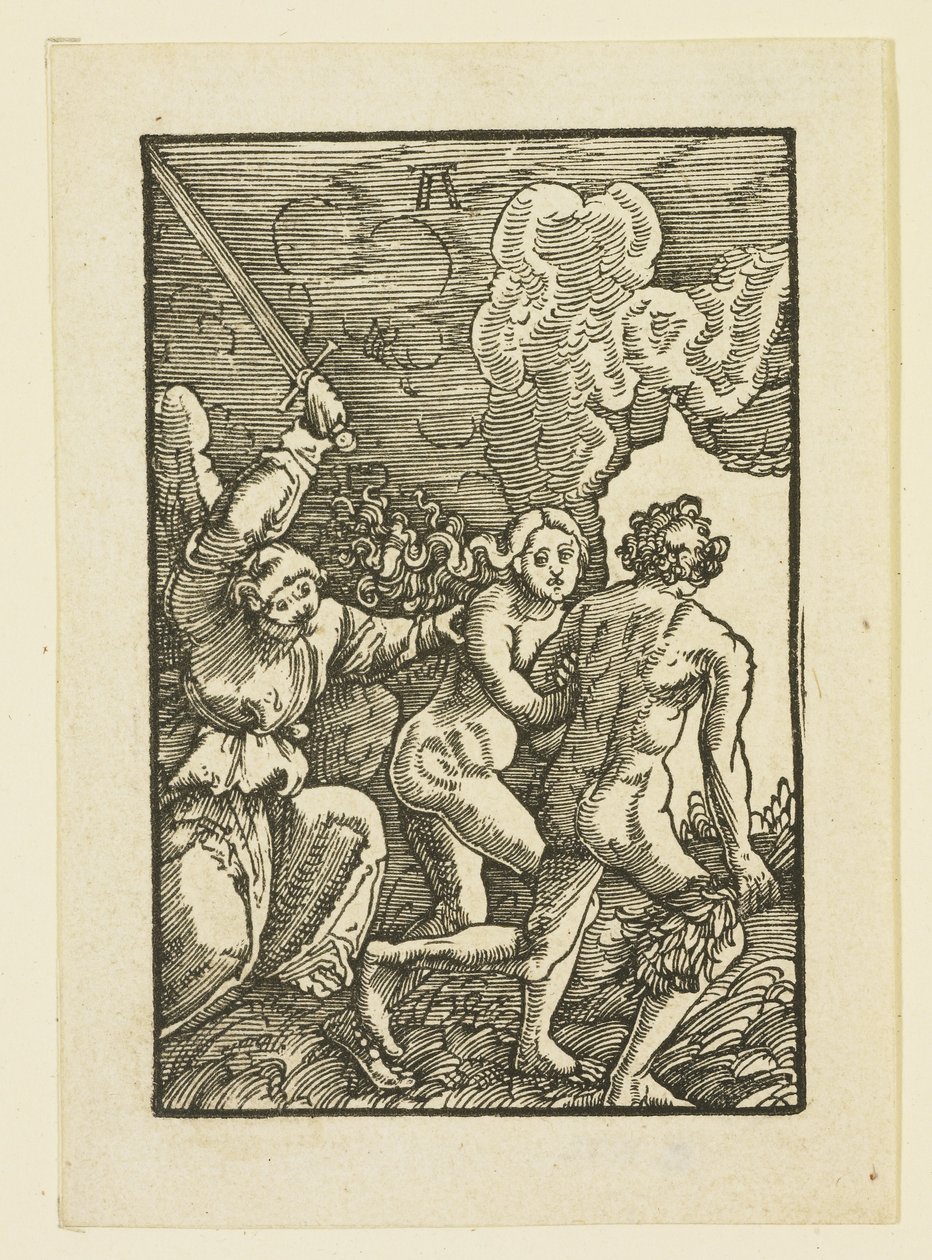 Adem ve Havva Cennetten Sürüldü by Albrecht Altdorfer