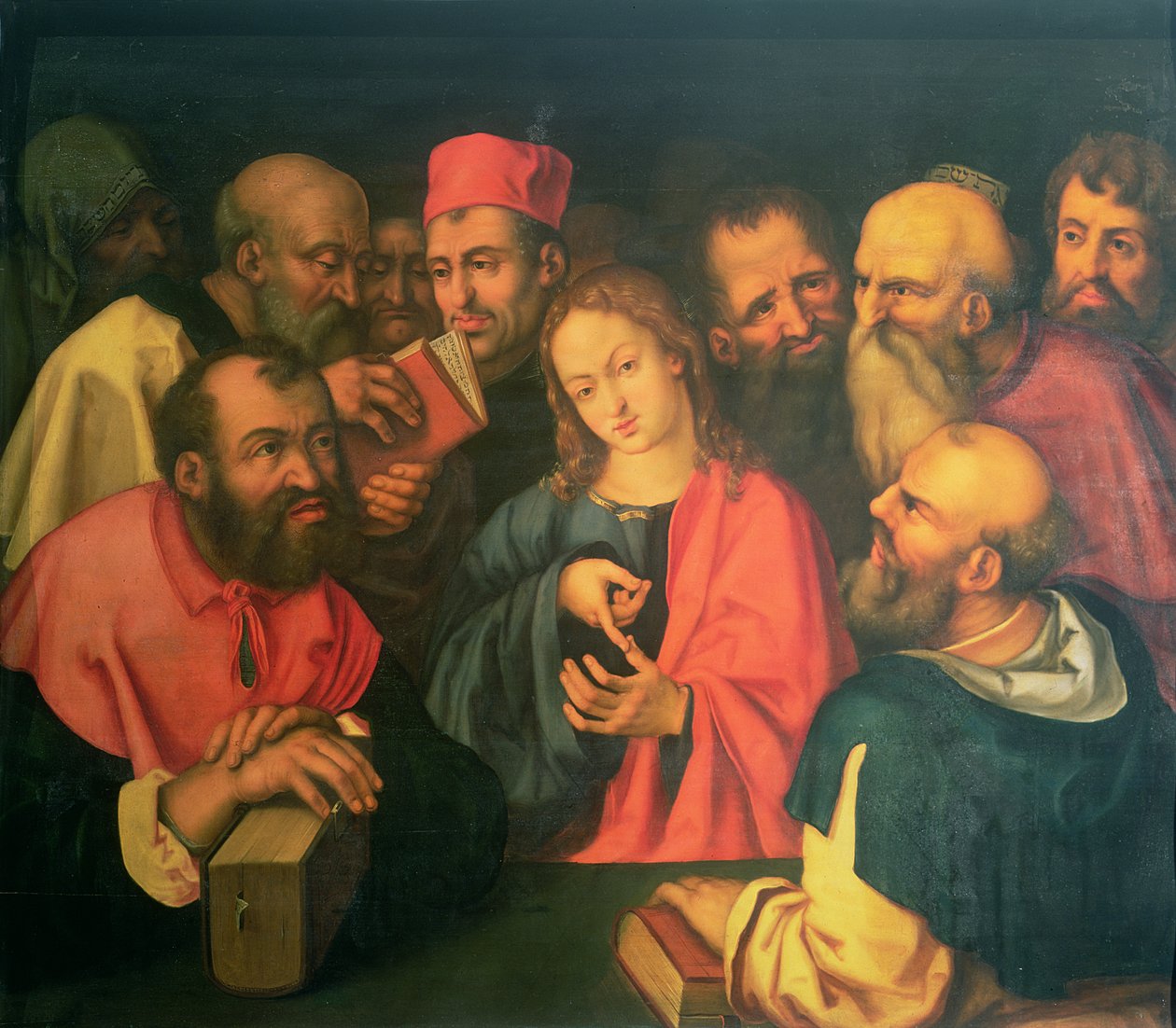 İsa, on iki yaşında, yazıcılar arasında, 16. veya 17. yüzyıl by Albrecht Dürer