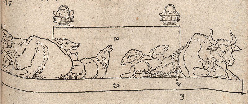 Asi köylülere karşı bir zafer için anıt taş by Albrecht Dürer