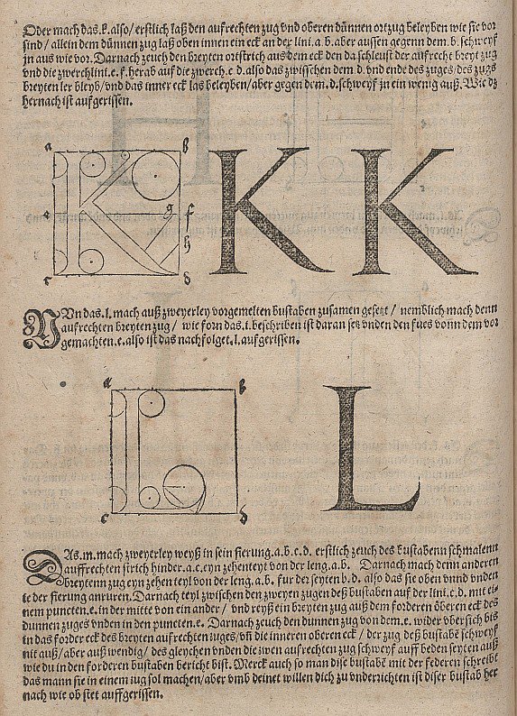 Harflerin yapımı by Albrecht Dürer