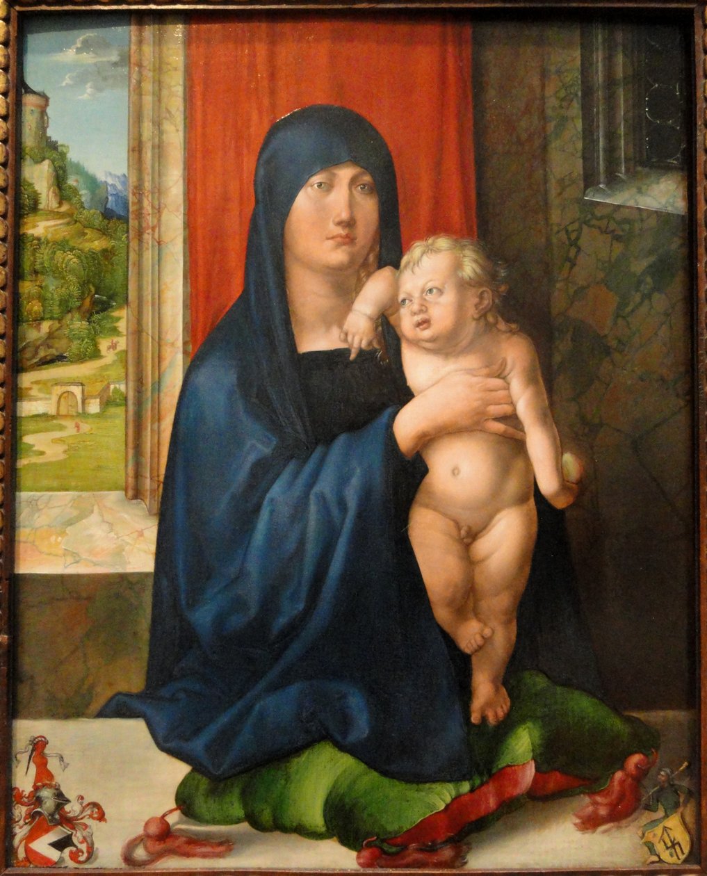madonna ve çocuk by Albrecht Dürer