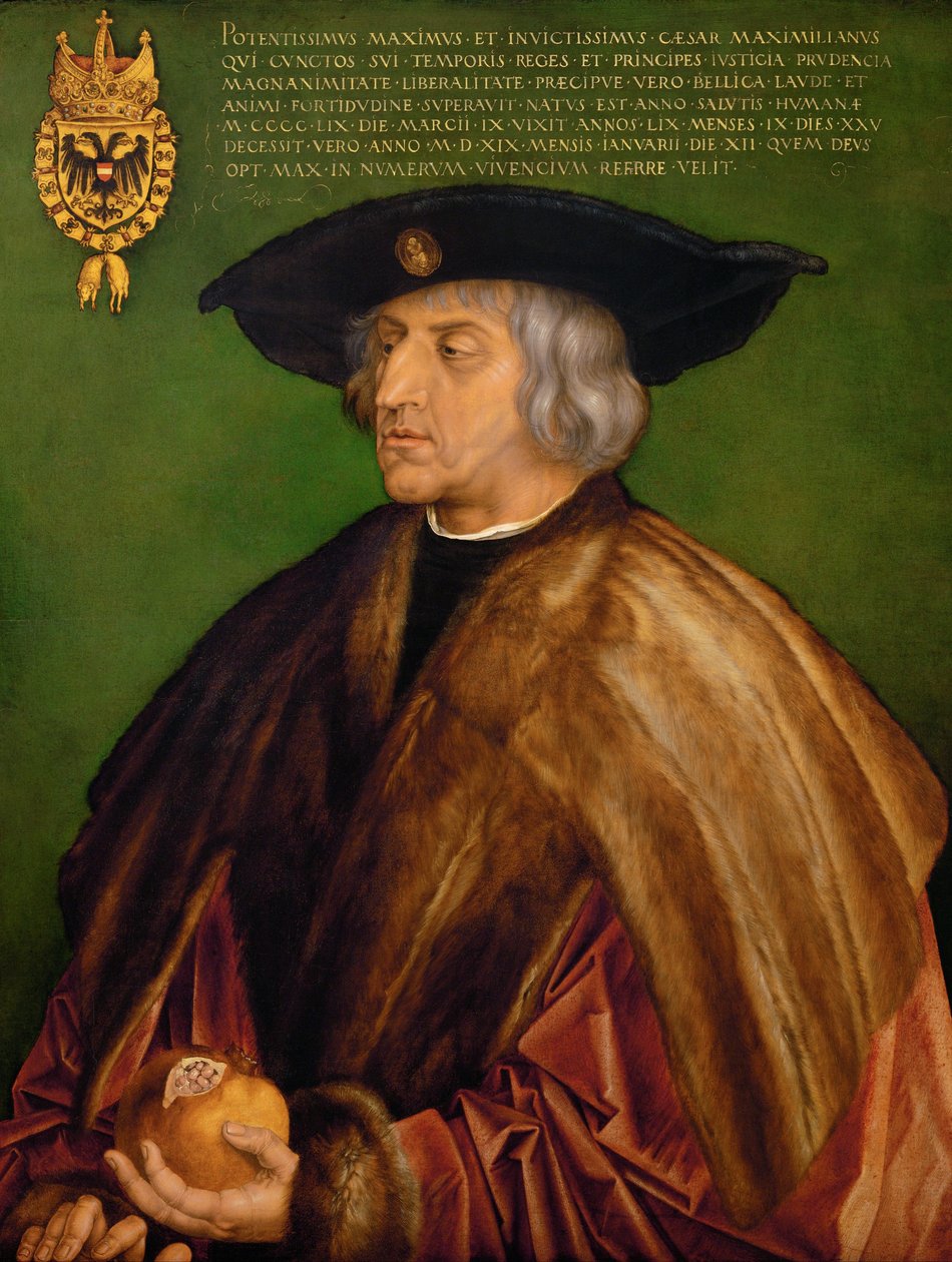 Maximilian I, Kutsal Roma İmparatoru by Albrecht Dürer