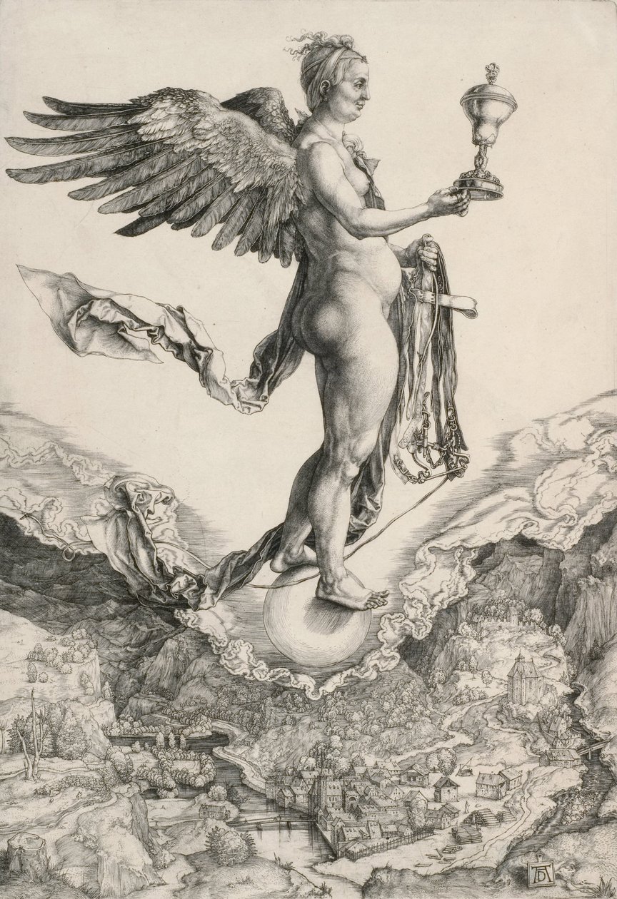 Nemesis (Büyük Servet) by Albrecht Dürer