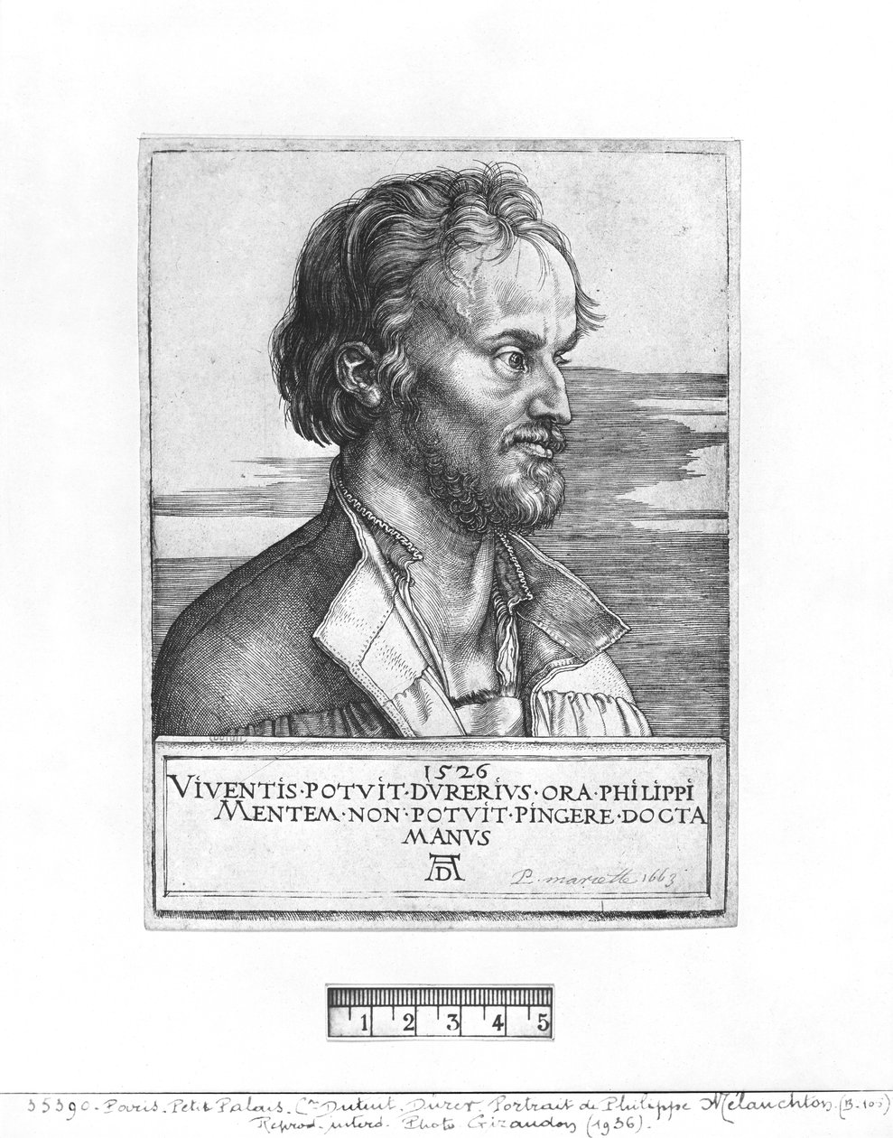 Portrait of Philipp Melanchthon, 1526   by Albrecht Dürer