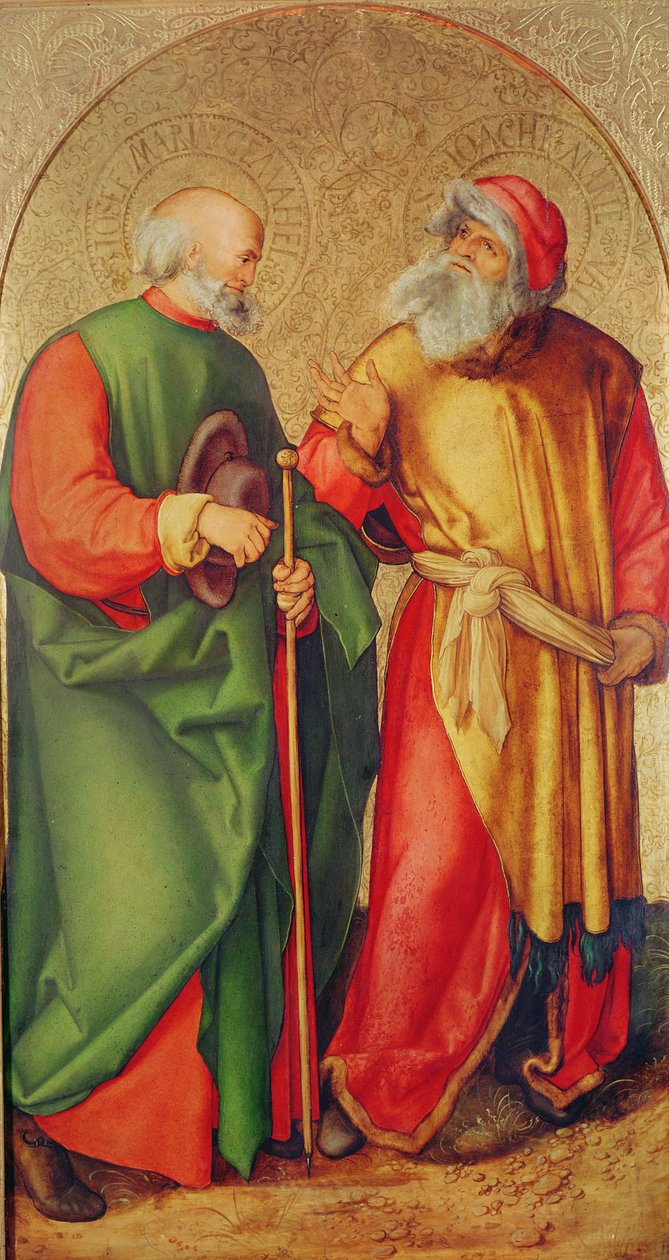 Saint Joseph ve Saint Joachim, c.1503 (ayrıca bkz. 498175) by Albrecht Dürer