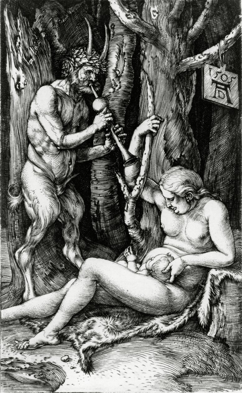 Satyr Ailesi, 1505 by Albrecht Dürer