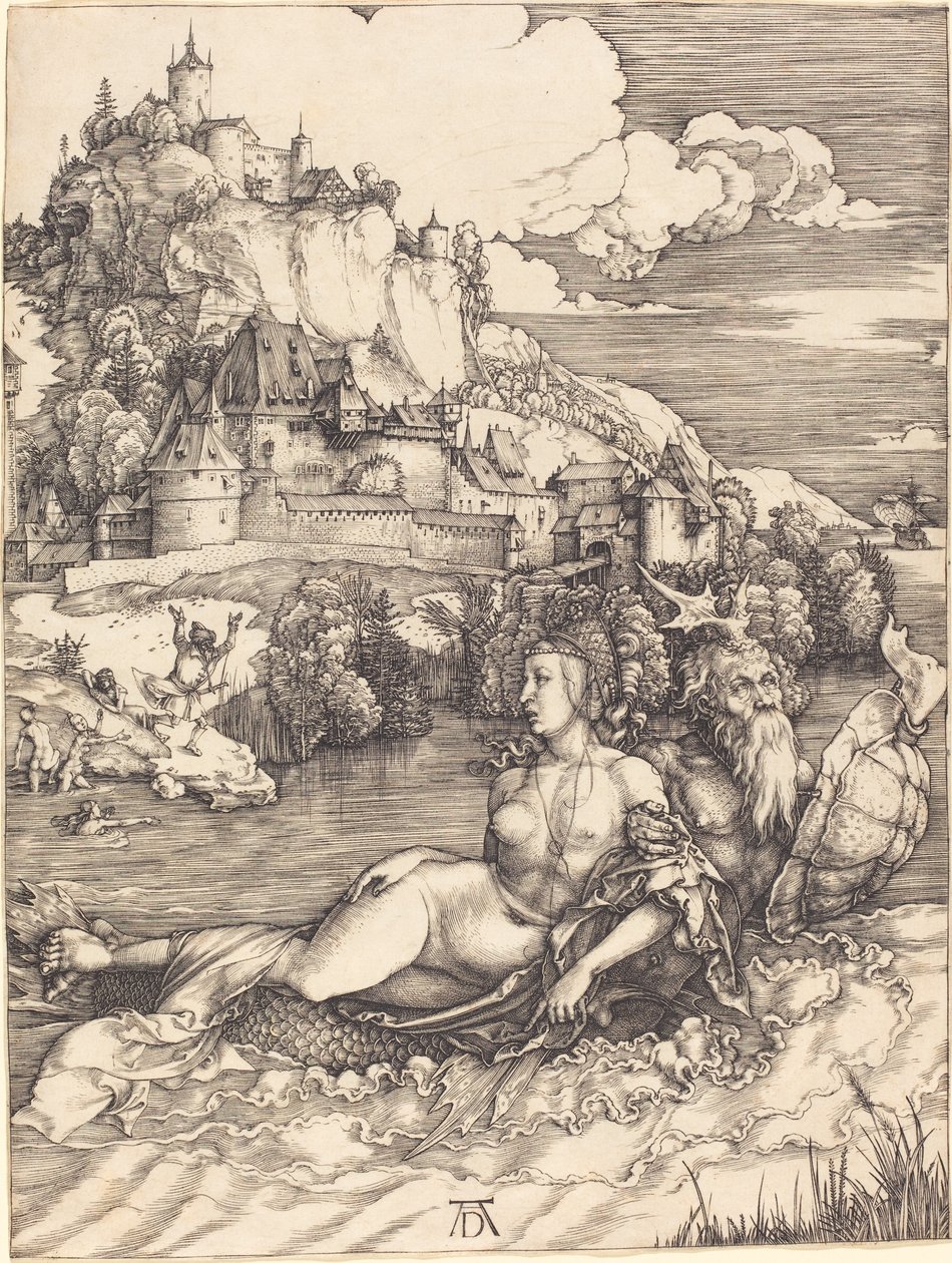 Deniz canavarı by Albrecht Dürer