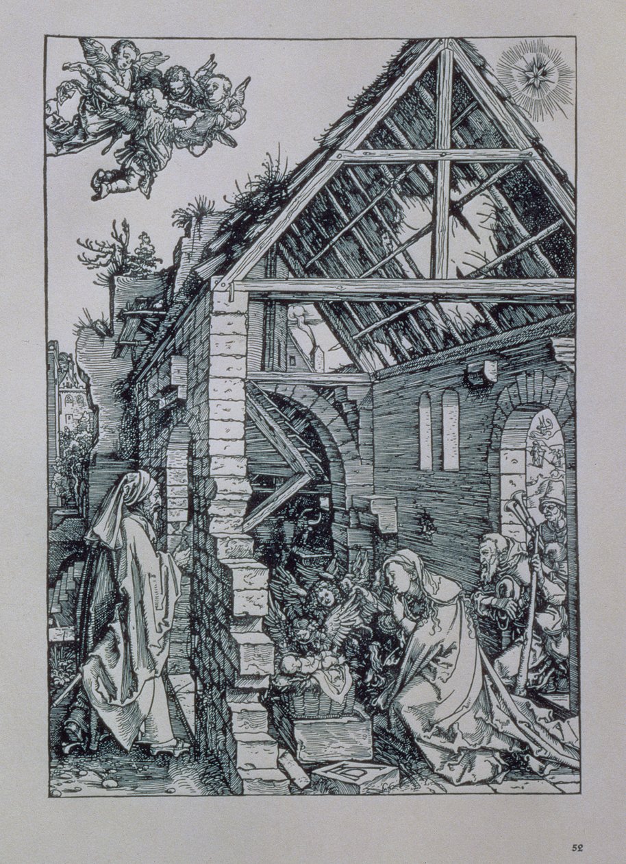 Çobanların hayranlığı by Albrecht Dürer