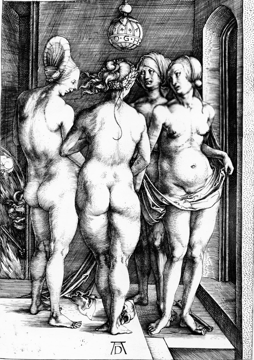 Dört Cadılar, 1497 by Albrecht Dürer