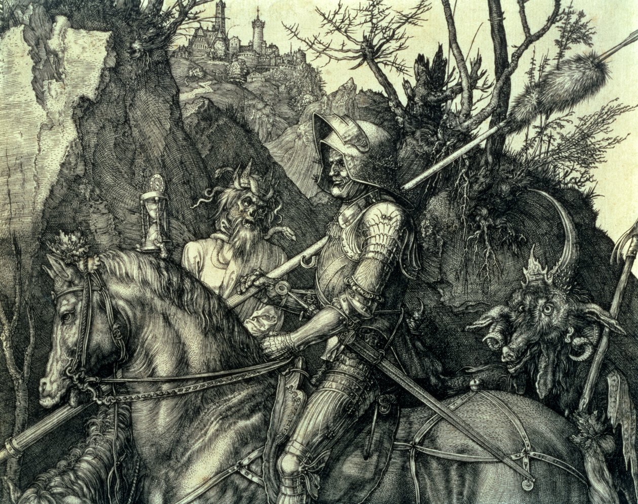 The Knight, Death and the Devil, 1513-14, detail  by Albrecht Dürer
