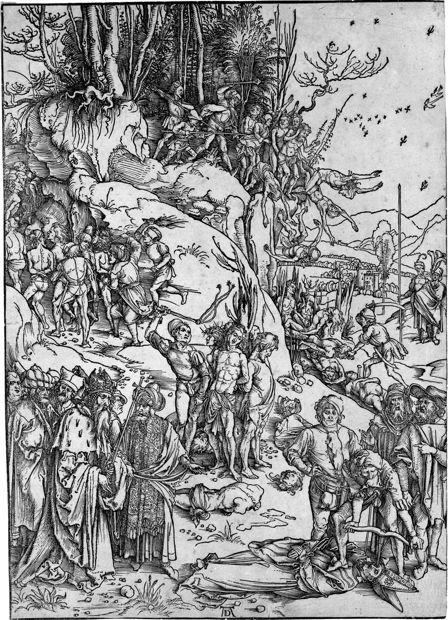 On Binlerin Şehadeti by Albrecht Dürer