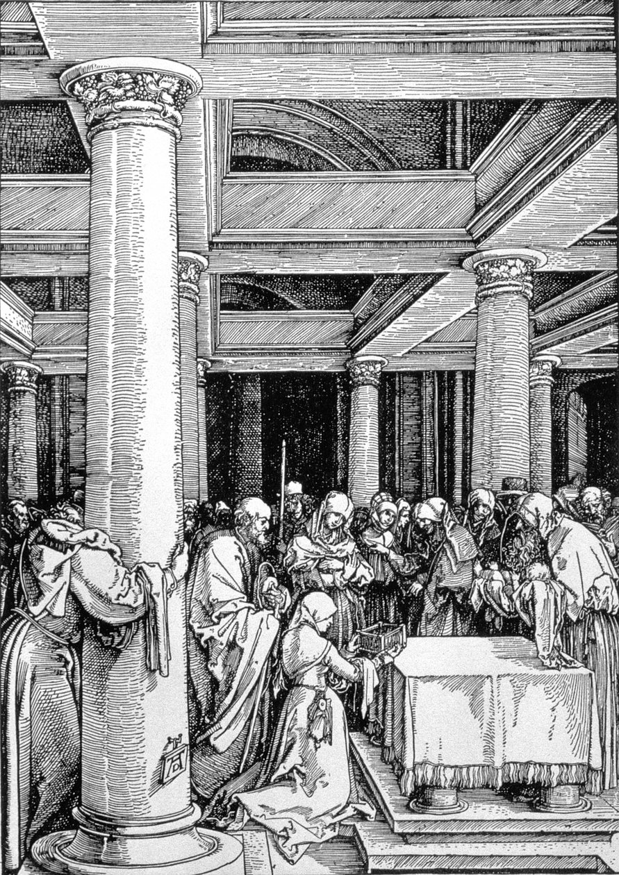Tapınakta Sunum, c.15034 by Albrecht Dürer