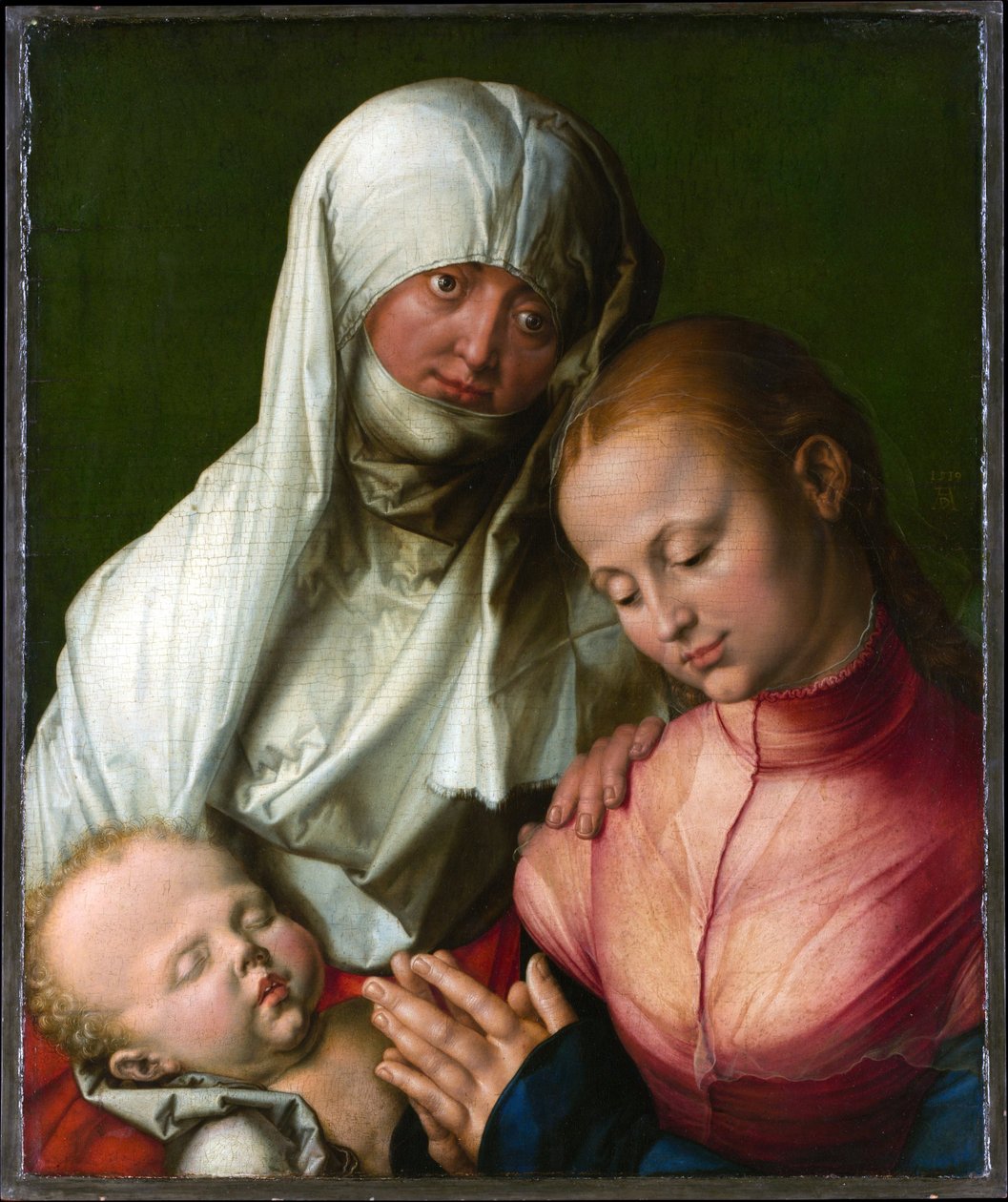 Aziz Anne ile Bakire ve Çocuk by Albrecht Dürer