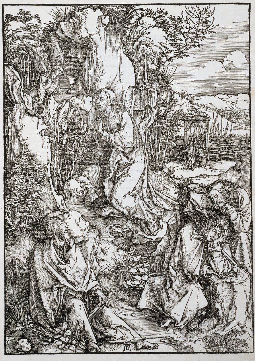 Agony in the Garden, c.1496-97  by Albrecht Dürer