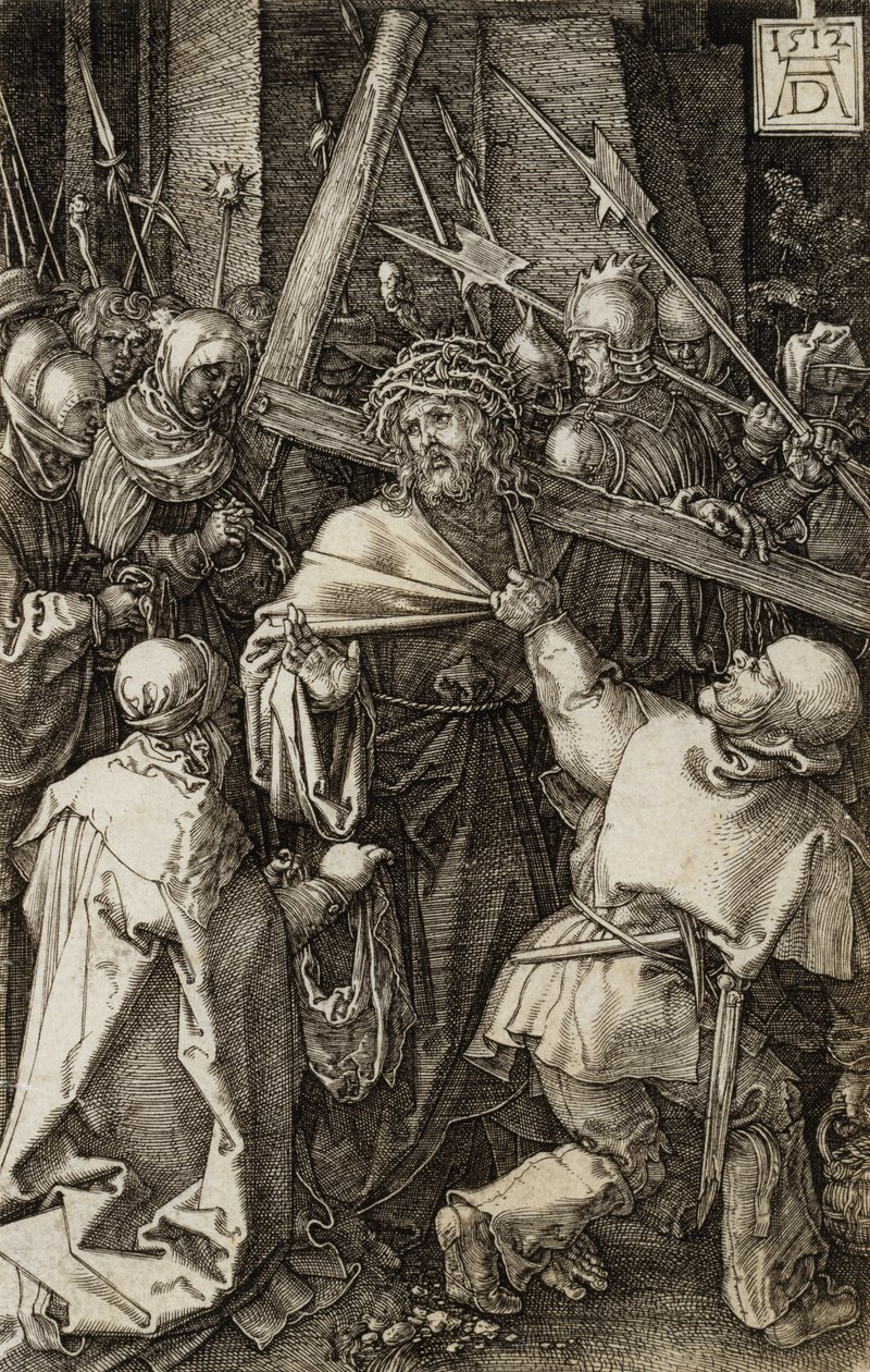 Bearing of the Cross from The Engraved Passion, 1512  by Albrecht Dürer