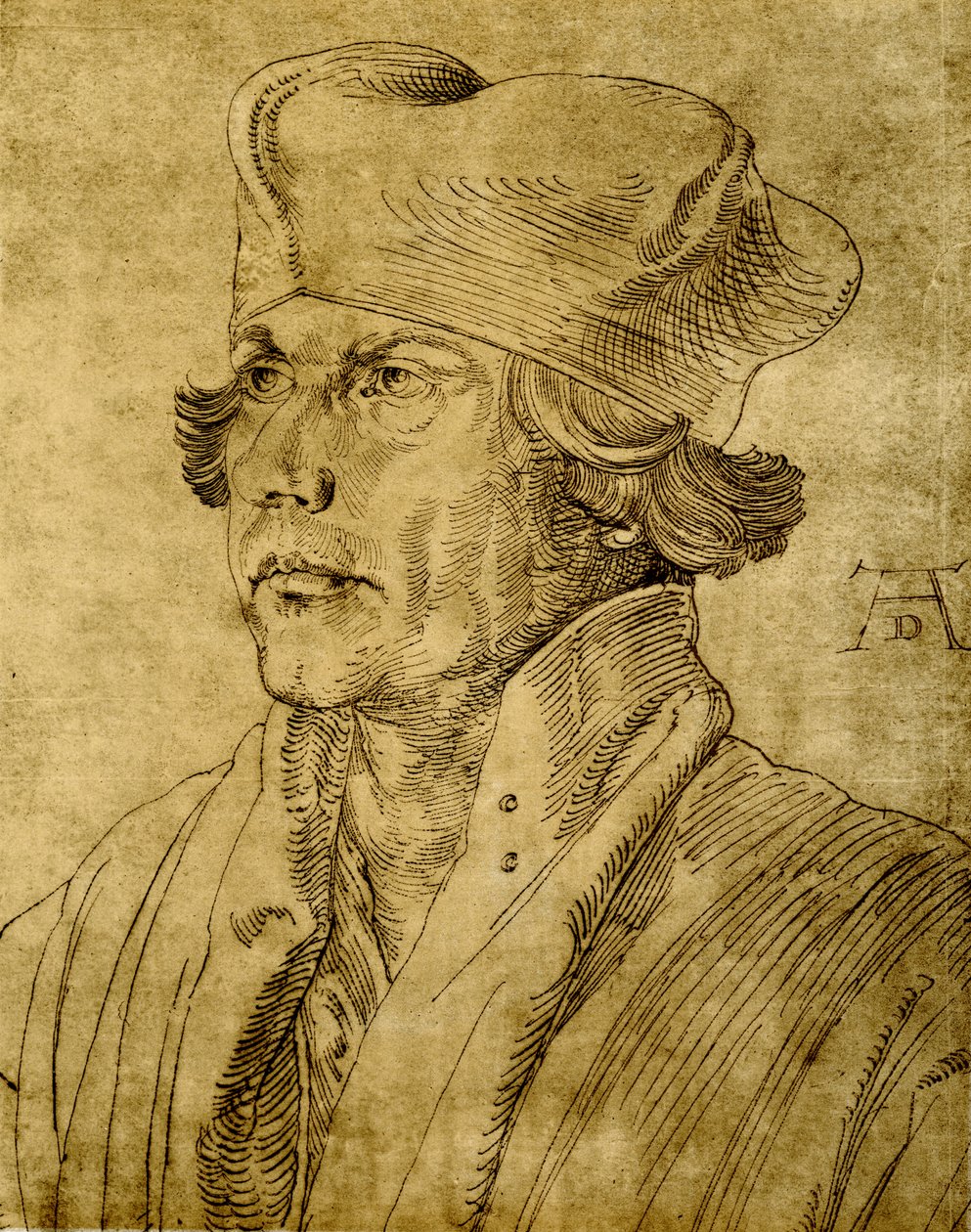 Kristur fyrir Pílatusi by Albrecht Dürer