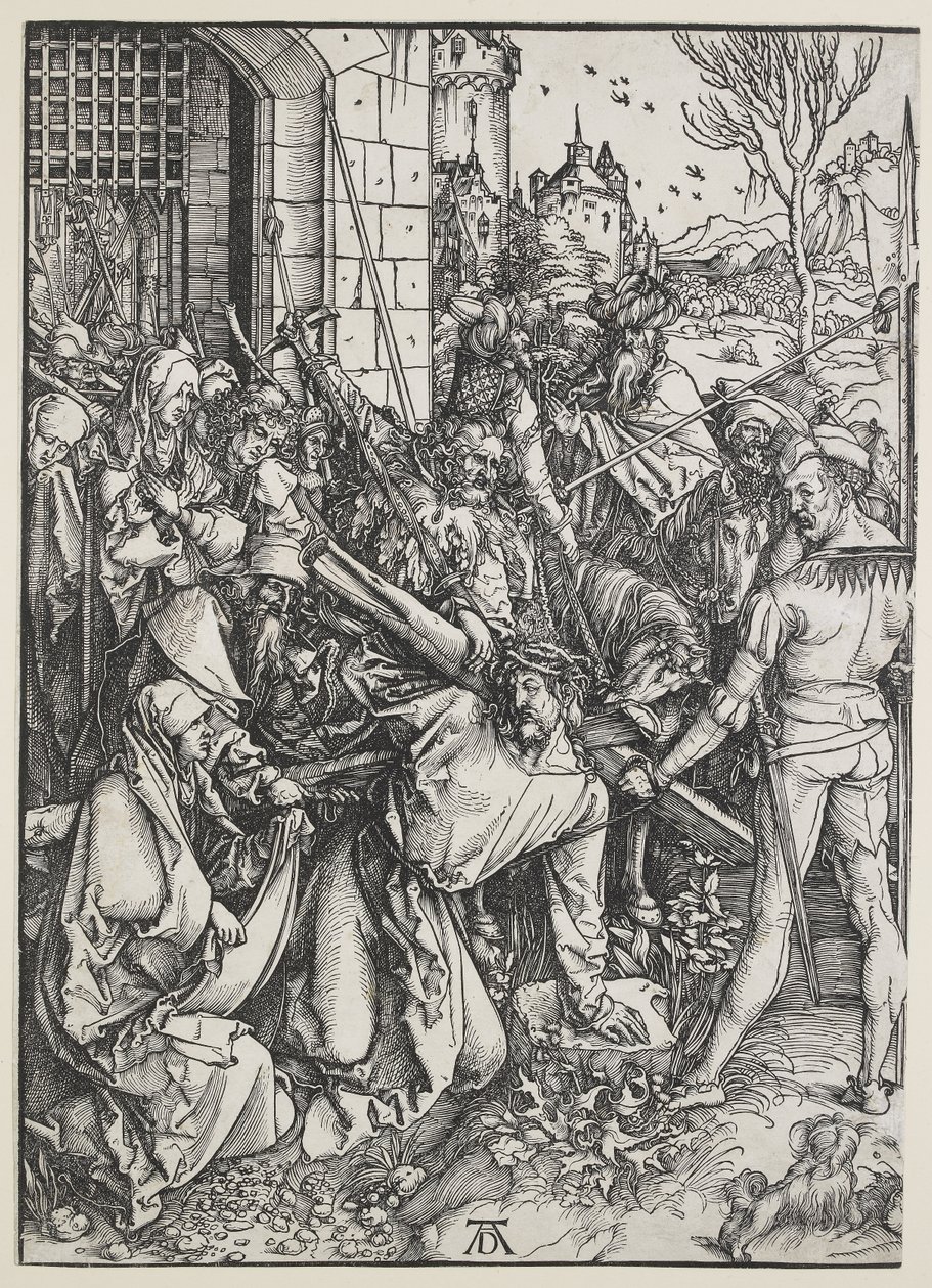 Haçı taşıyan İsa, 1498 - 1499 by Albrecht Dürer