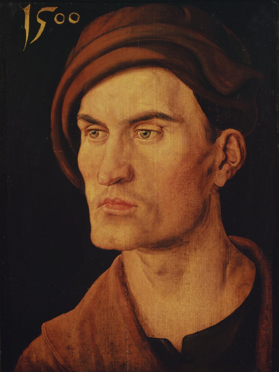 Genç Bir Adamın Portresi, 1500 by Albrecht Dürer