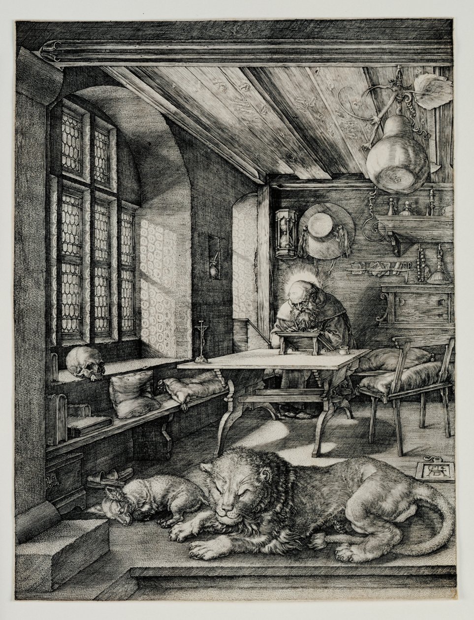 Aziz Jerome Çalışmasında, 1514 by Albrecht Dürer