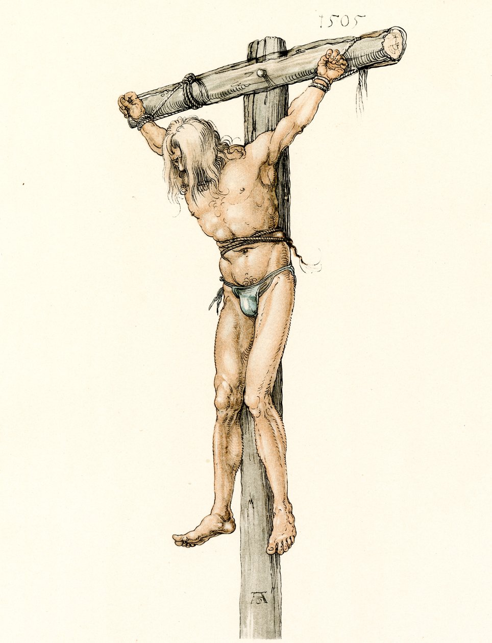 Kristur á krossinum by Albrecht Dürer